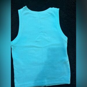 Cute blue tank top from Hollister
